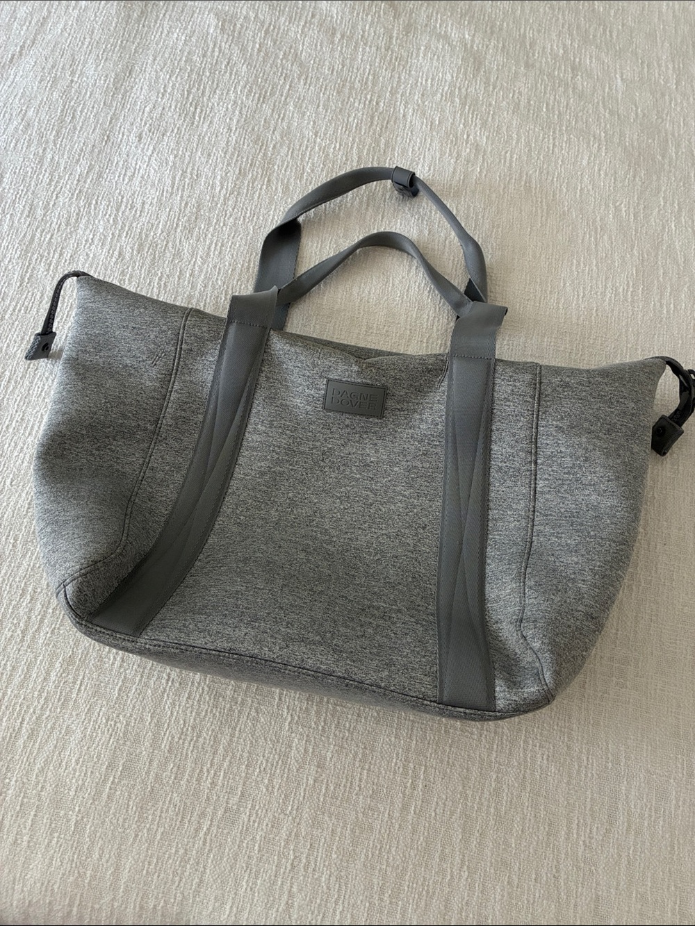 Dagne Dover Grey Neoprene Duffel Bag